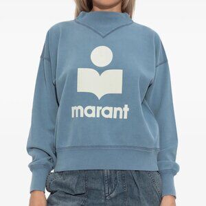 Isabel Marant Etoile Blue Moby Sweatshirt, size 32-French, NWT